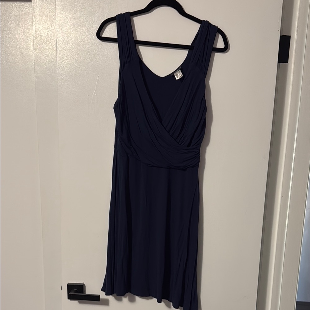Elegant Navy Blue Dress